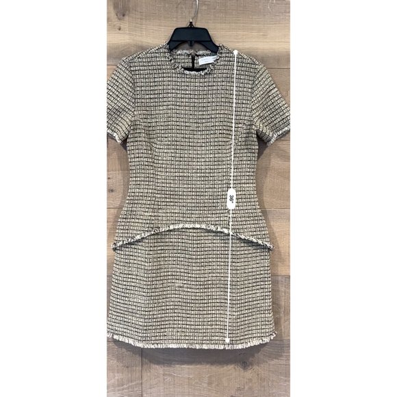 NWOT PROENZA SCHOULER Tweed Mini Dress size US 8/ M - Picture 6 of 10
